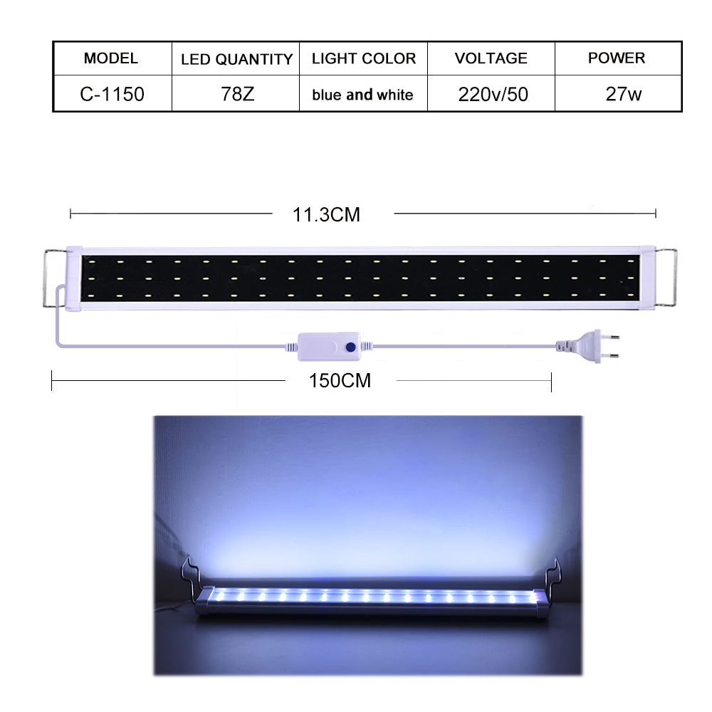 K series ultra-thin aquarium light for plants