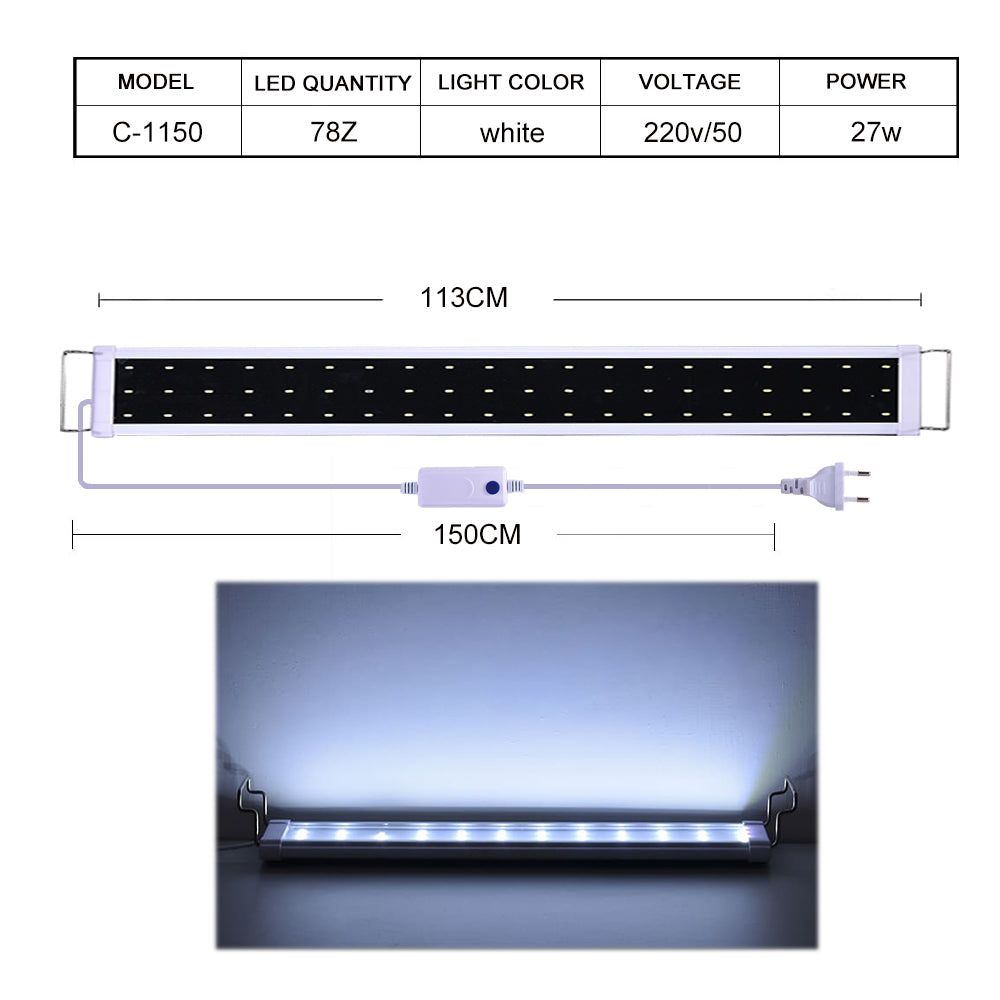 K series ultra-thin aquarium light for plants