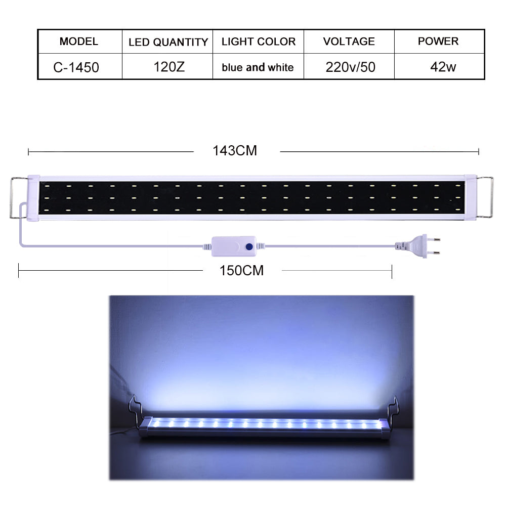 K series ultra-thin aquarium light for plants