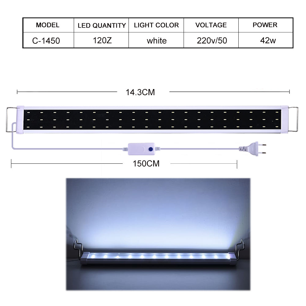 K series ultra-thin aquarium light for plants