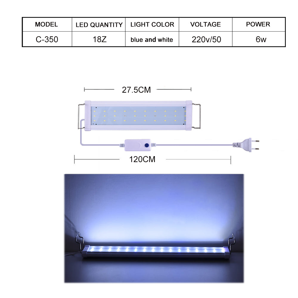 K series ultra-thin aquarium light for plants