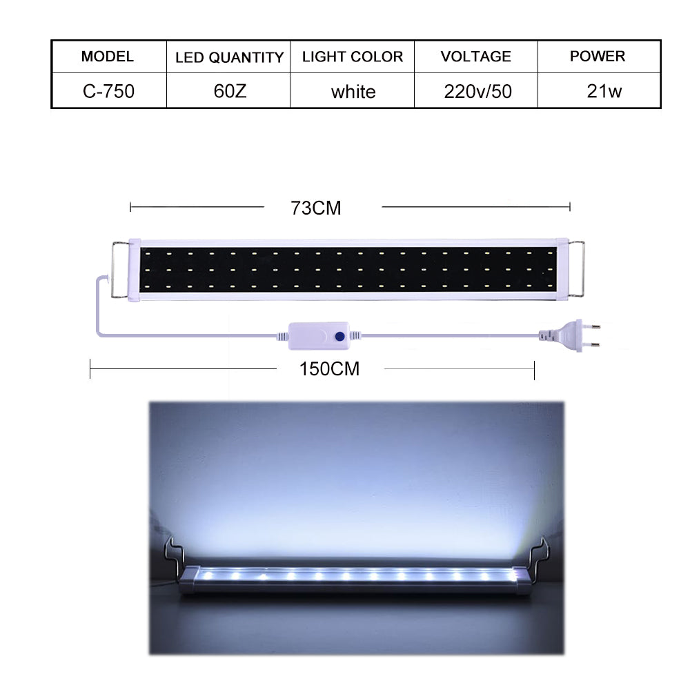 K series ultra-thin aquarium light for plants