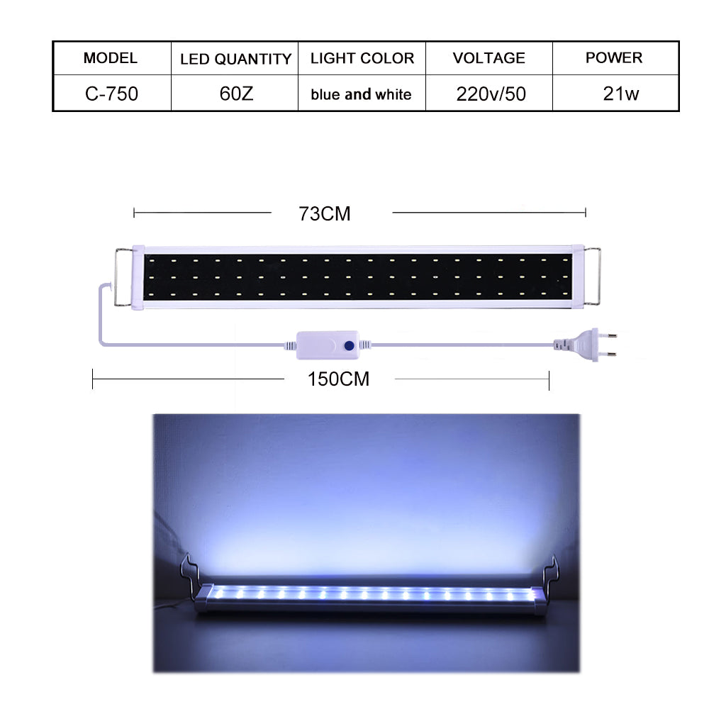 K series ultra-thin aquarium light for plants