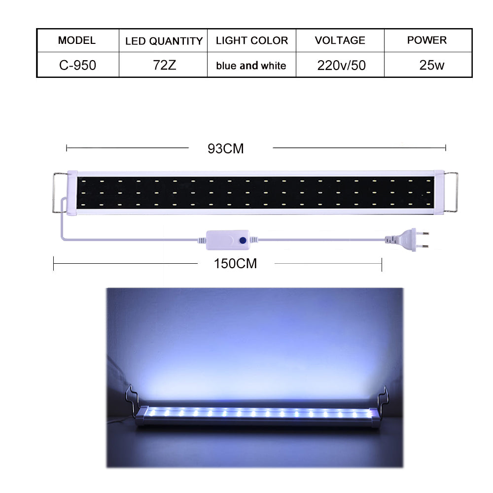 K series ultra-thin aquarium light for plants