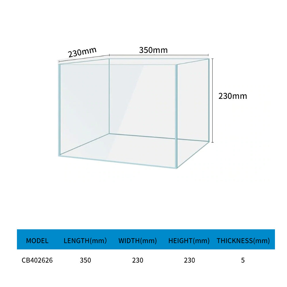 Aquarium ultra-white glass fish tank