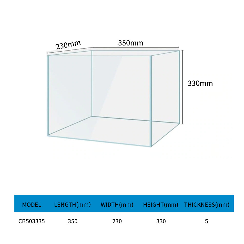 Aquarium ultra-white glass fish tank