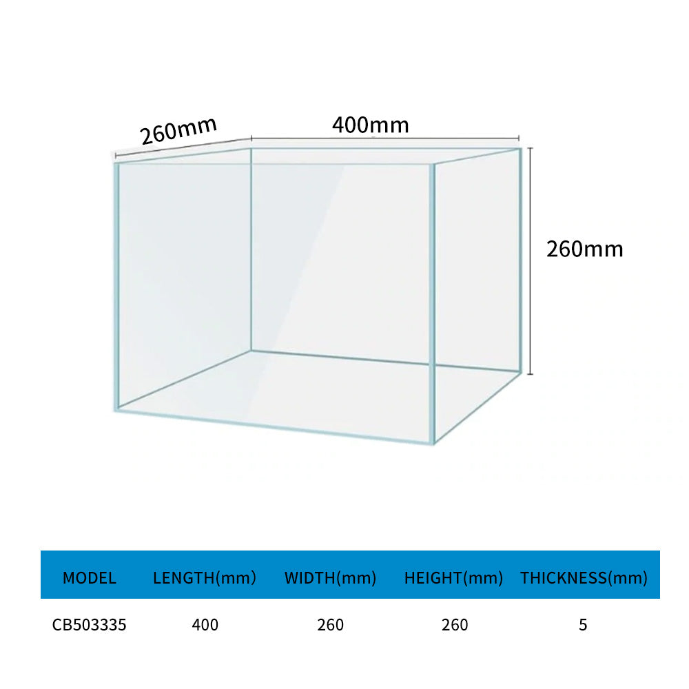 Aquarium ultra-white glass fish tank