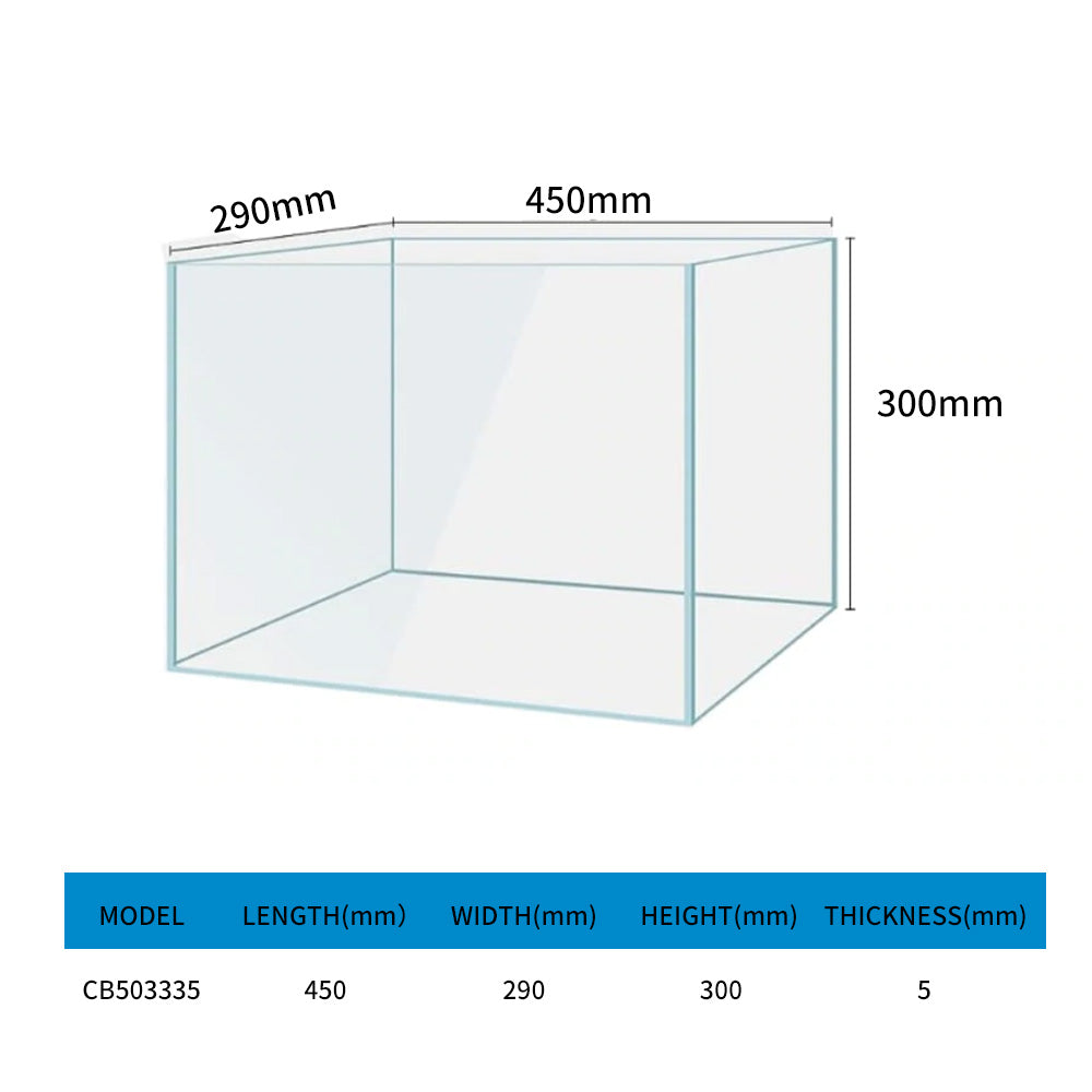 Aquarium ultra-white glass fish tank