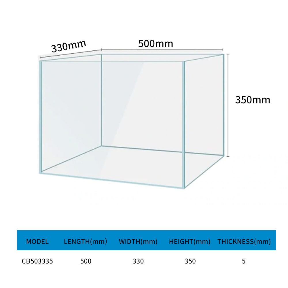 Aquarium ultra-white glass fish tank