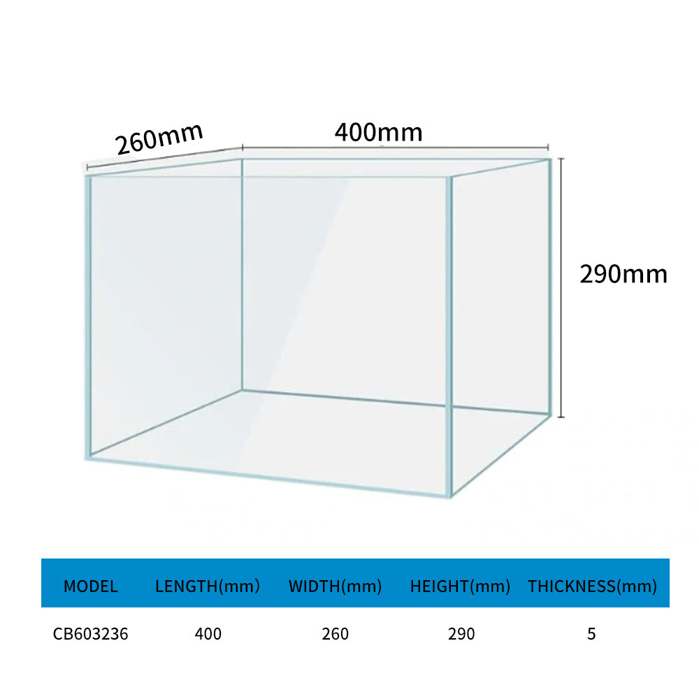 Aquarium ultra-white glass fish tank