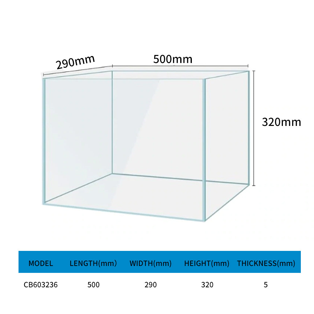 Aquarium ultra-white glass fish tank