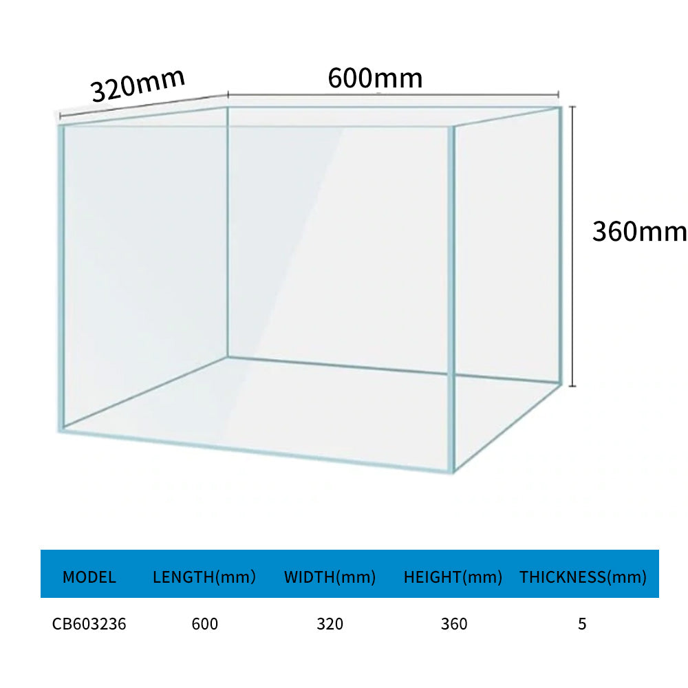 Aquarium ultra-white glass fish tank