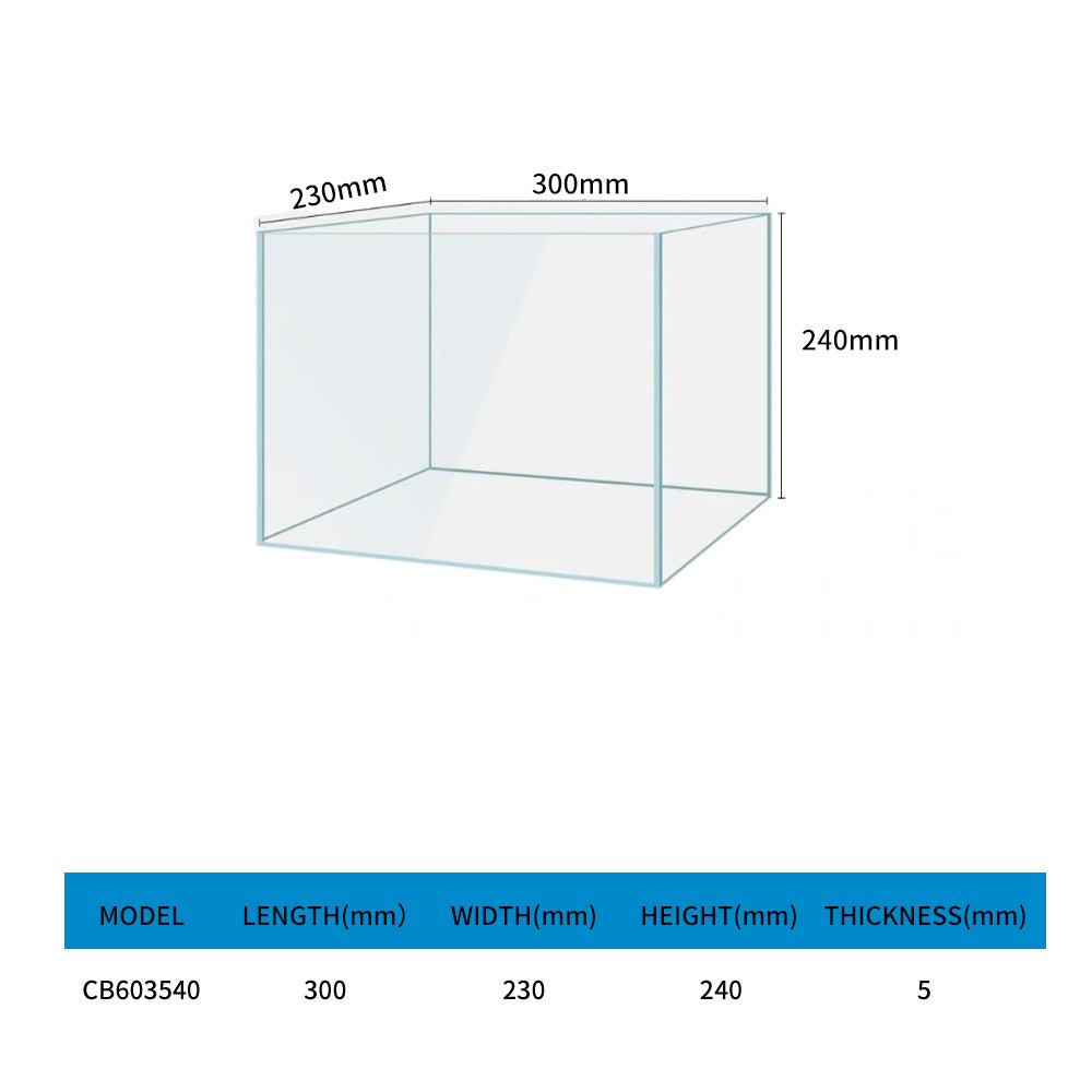 Aquarium ultra-white glass fish tank