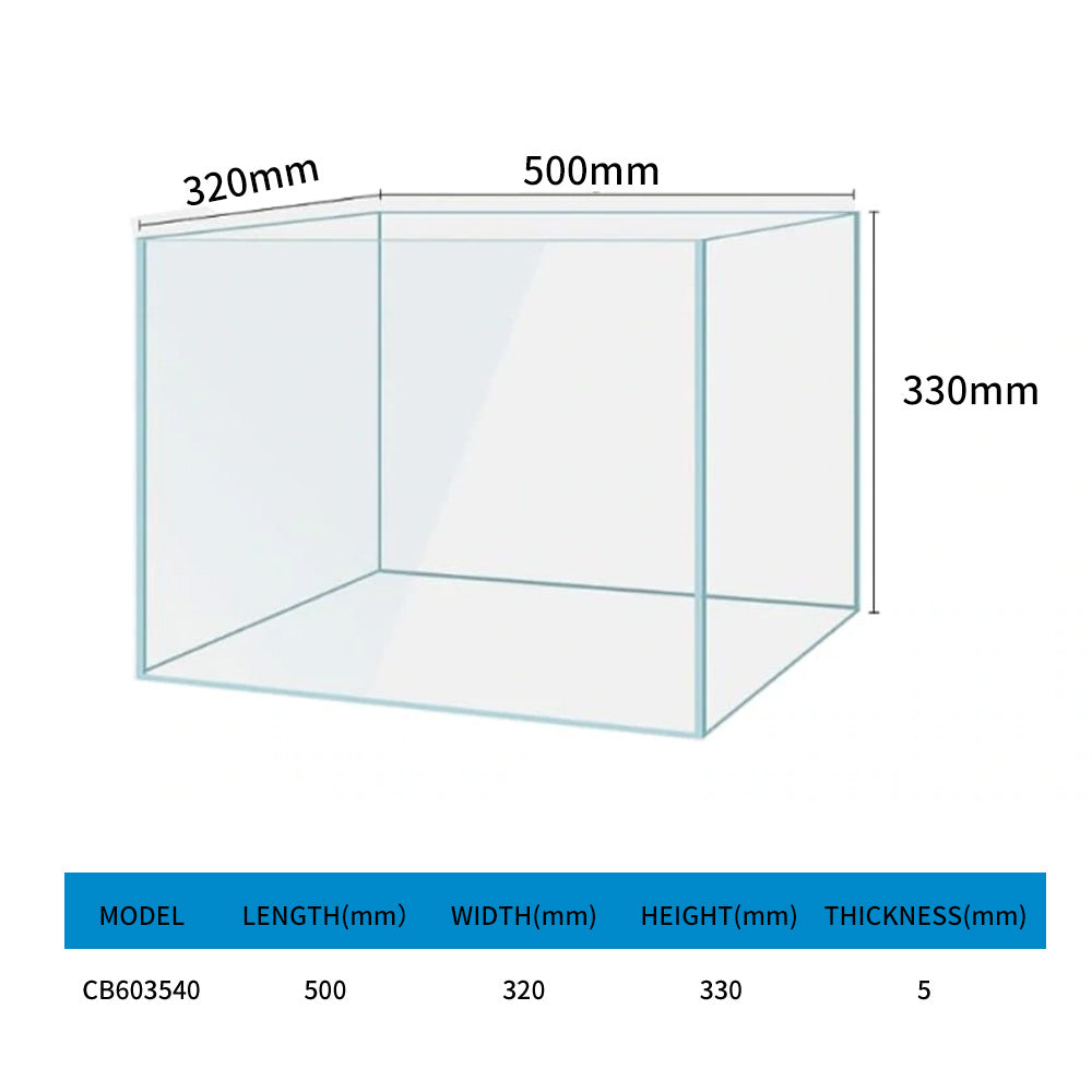 Aquarium ultra-white glass fish tank