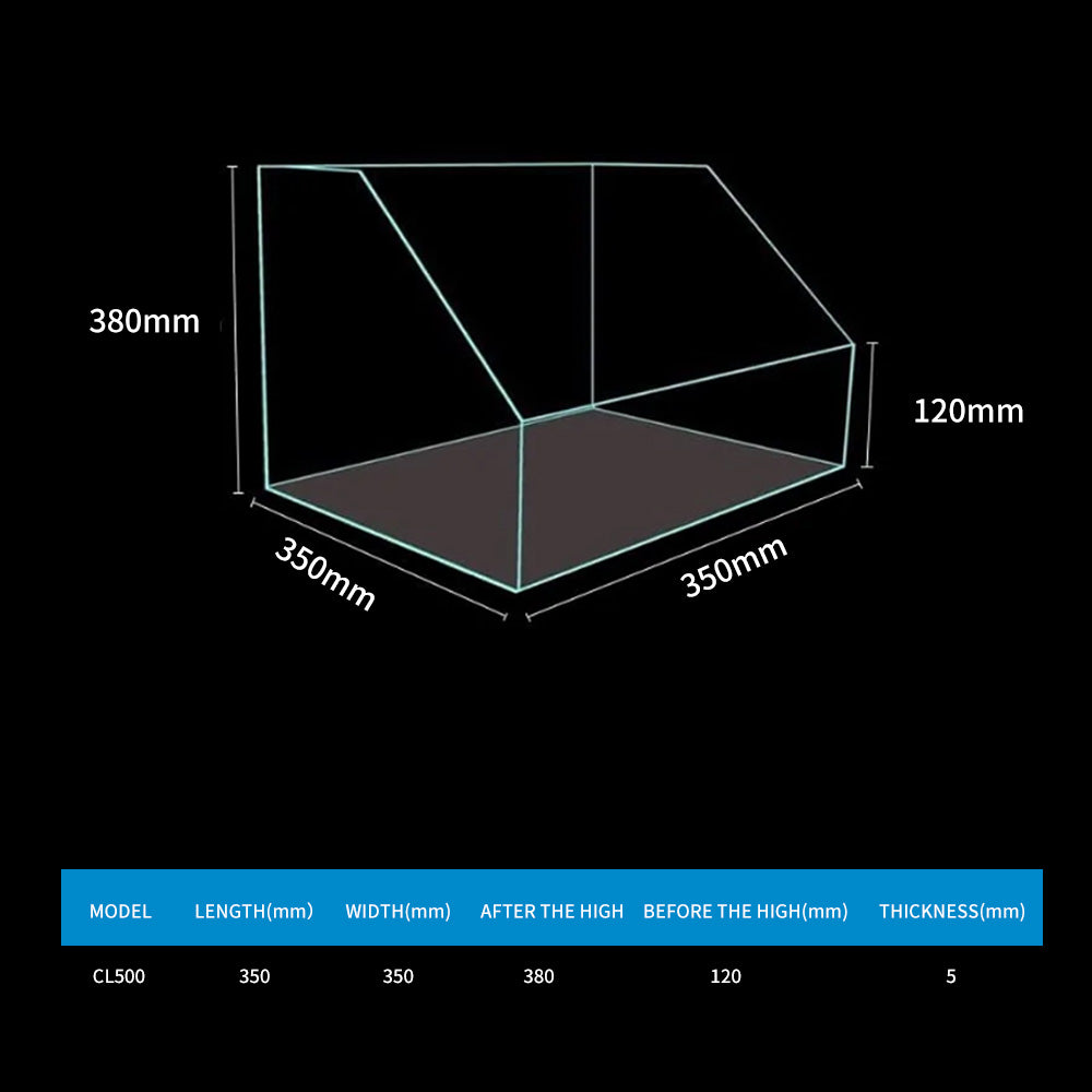 Oblique Stereo Aquarium Fish Tank