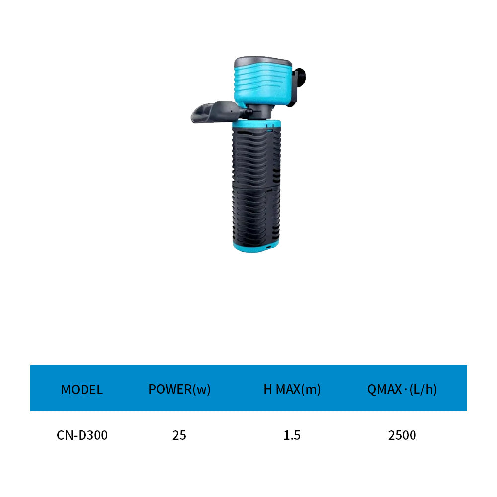 3-in-1 aquarium filter pump
