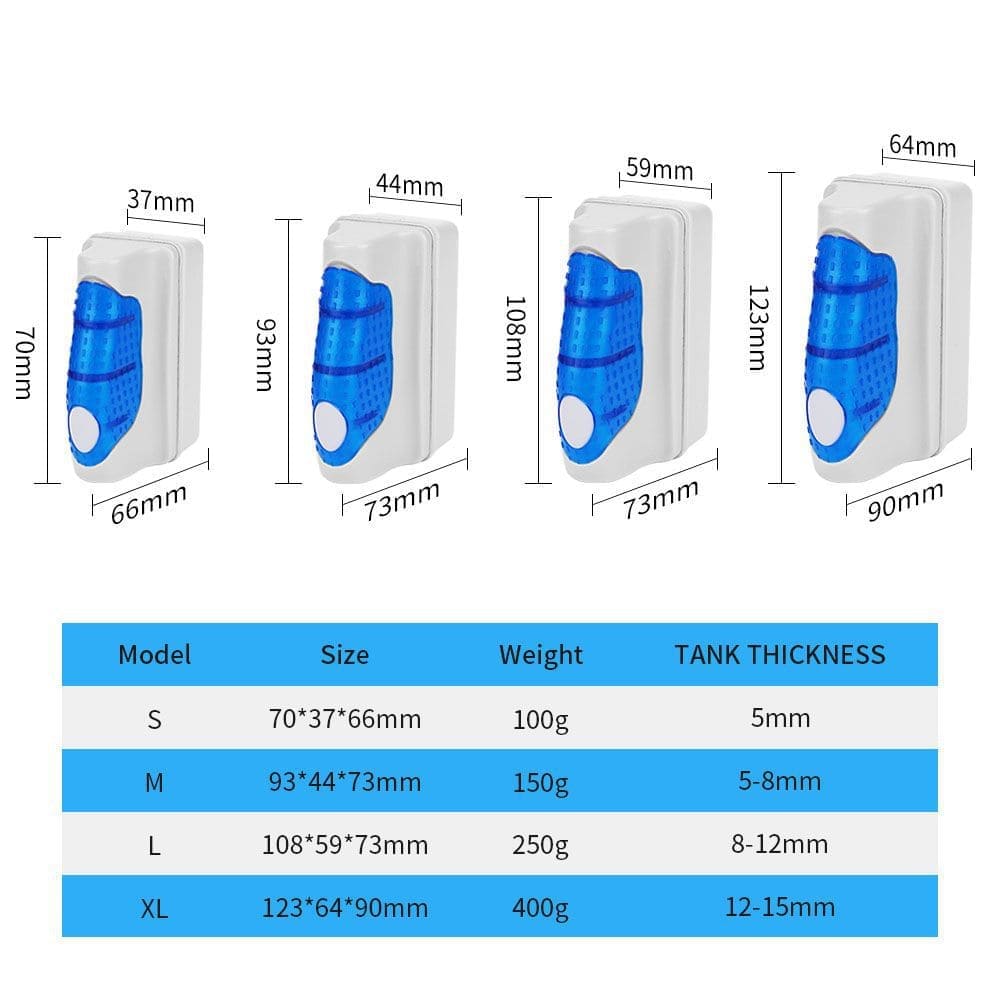 aquarium magnetic brush