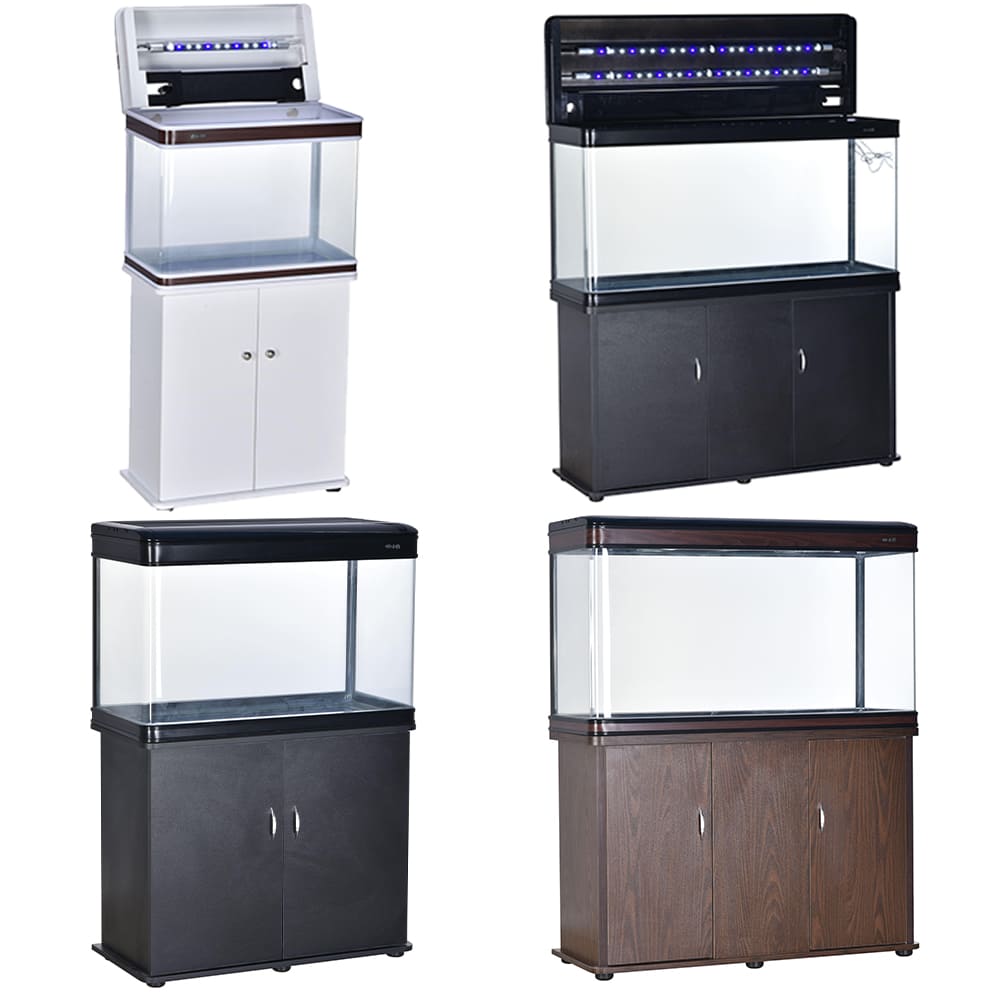 Aquarium classic covered fish tank with LED lights