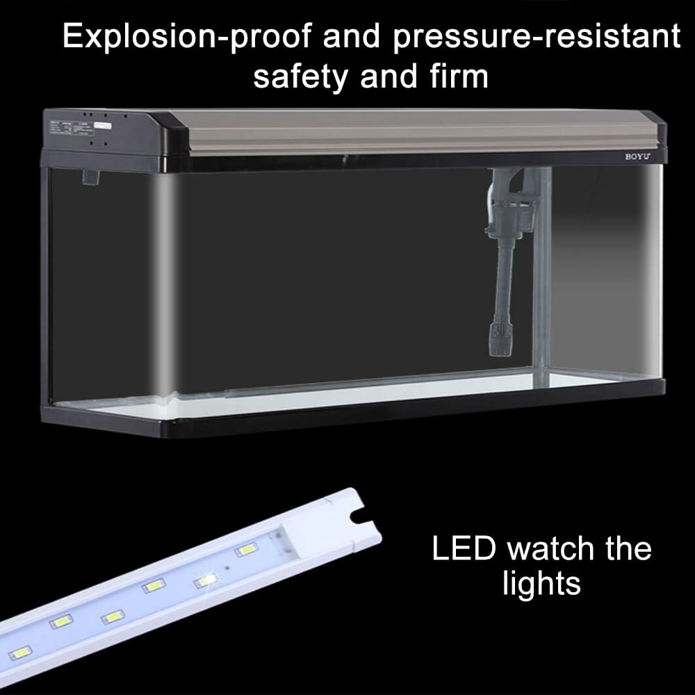 Aquarium classic covered fish tank with LED lights