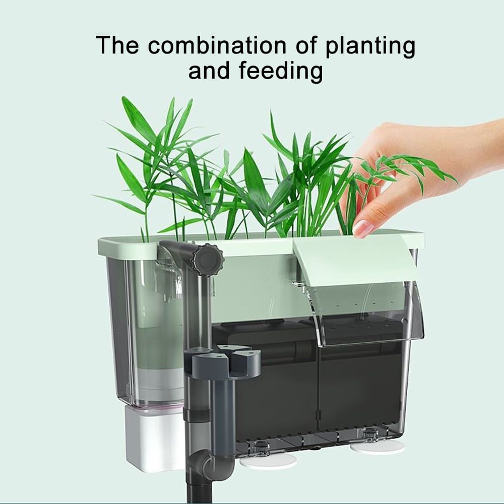 Aquarium Cultivable Plant Wall Mounted Filter