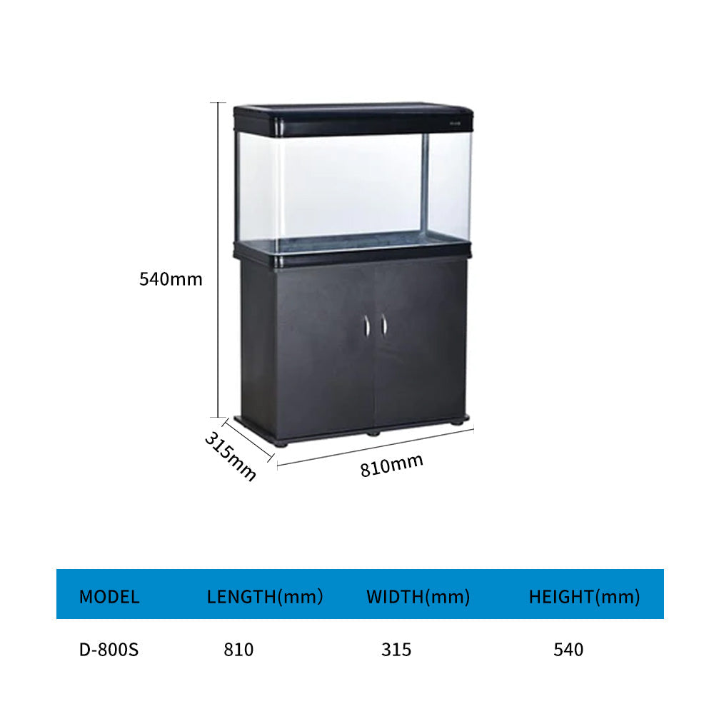 Aquarium classic covered fish tank with LED lights