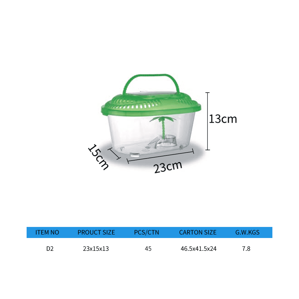 Round tortoise pet box