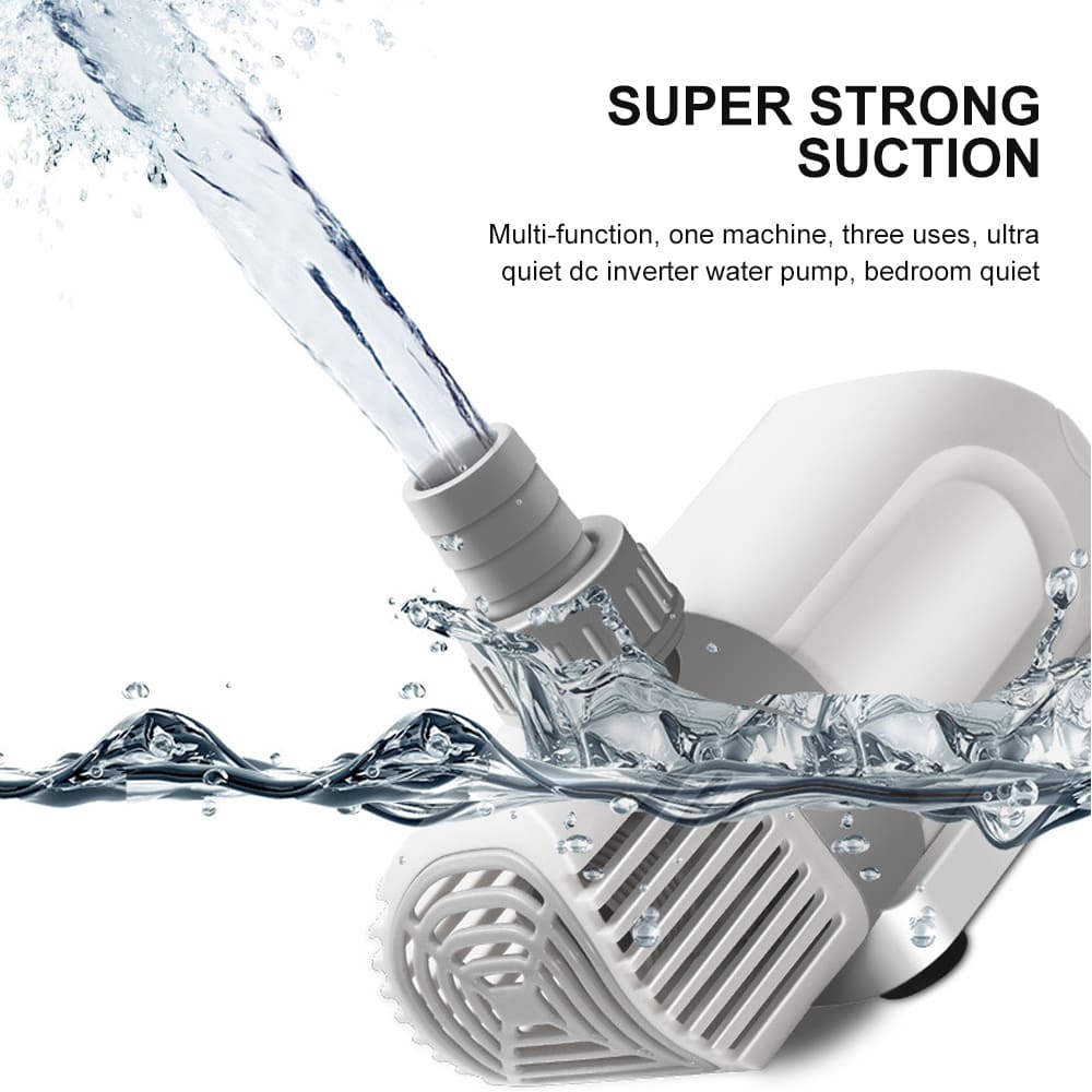 Aquarium DC low pressure side suction variable frequency pump