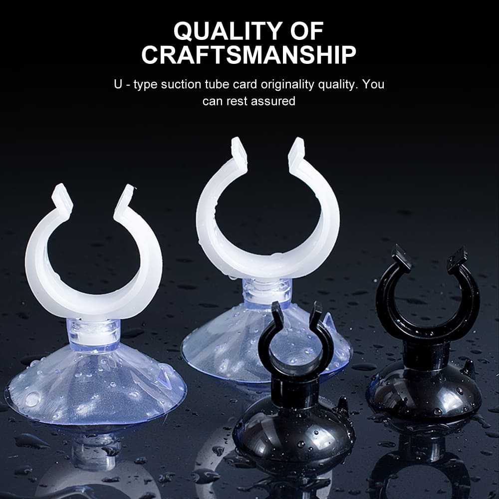 plastic suction cup tube clip