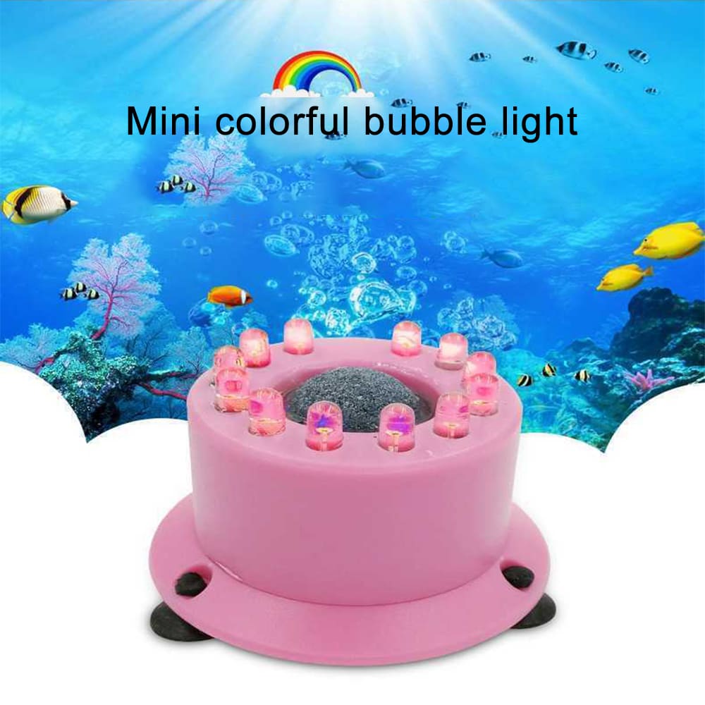 aquarium round led air bubble light