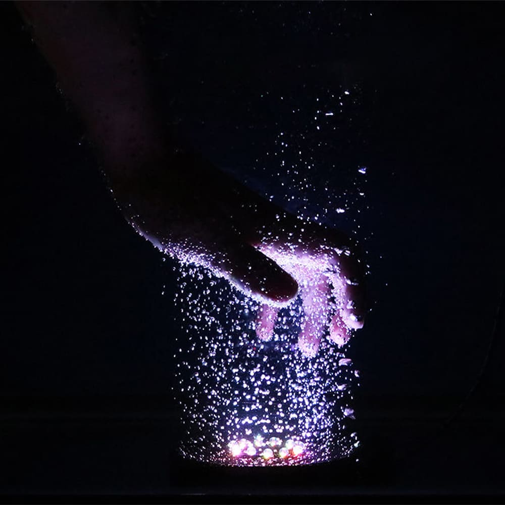 aquarium round led air bubble light