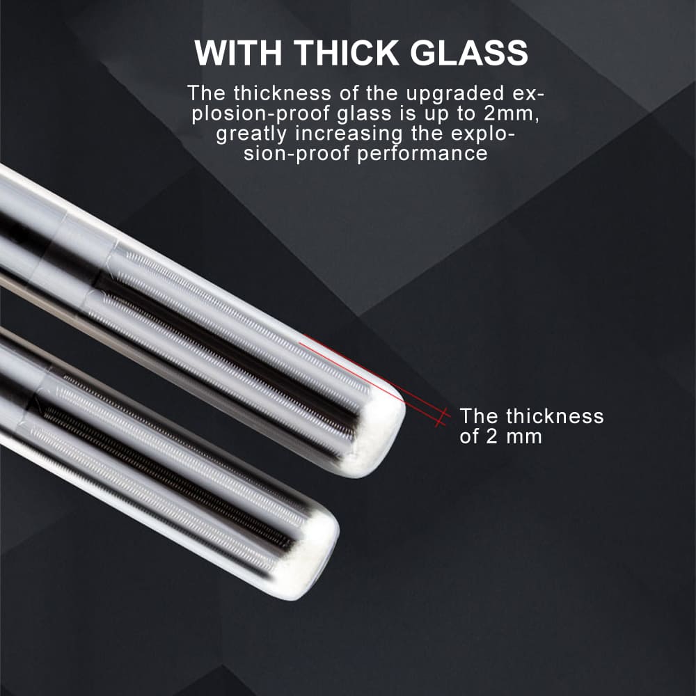 Double tube stainless steel aquarium heater