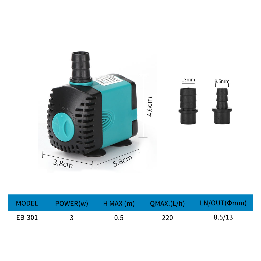 submersible aquarium water pump