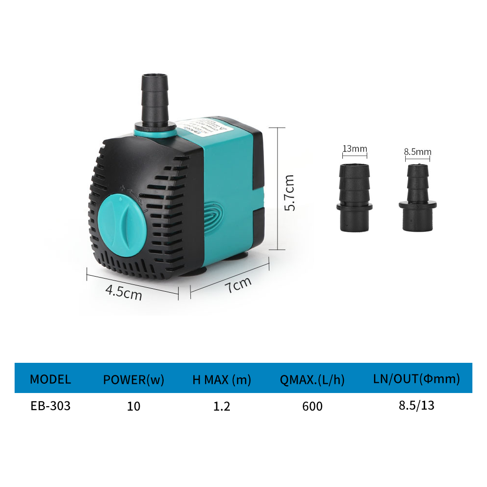 submersible aquarium water pump