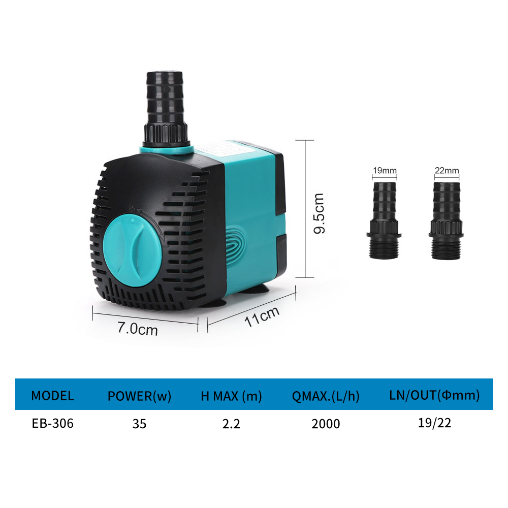 submersible aquarium water pump