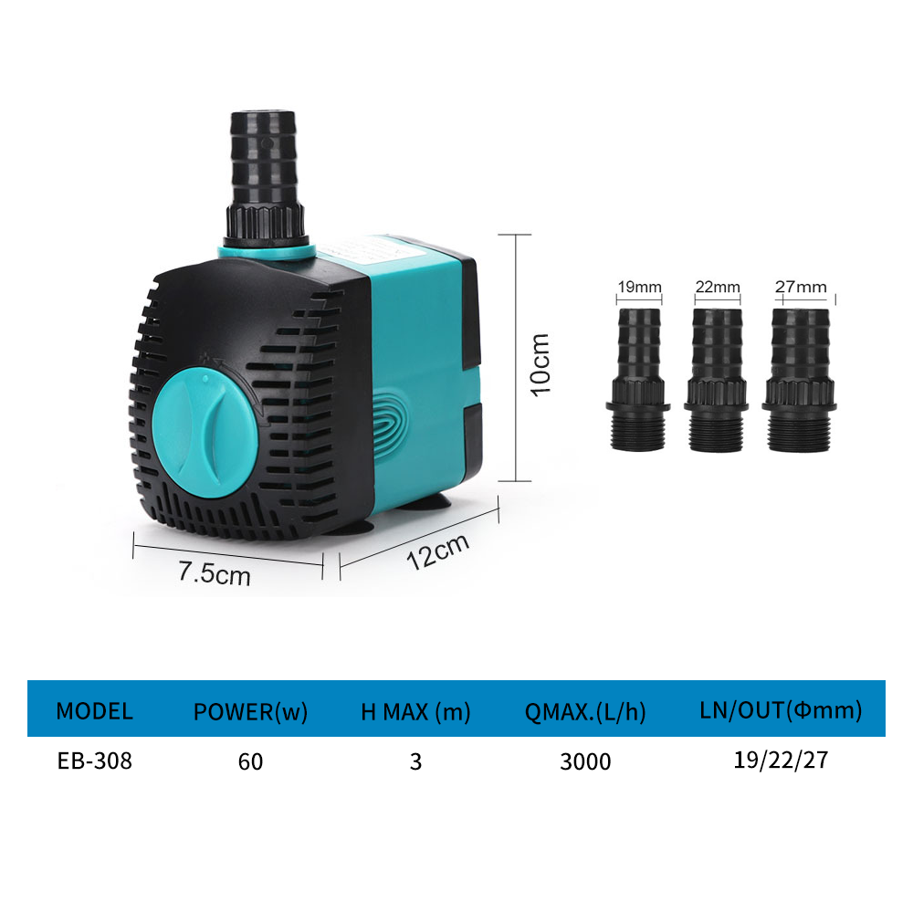 submersible aquarium water pump