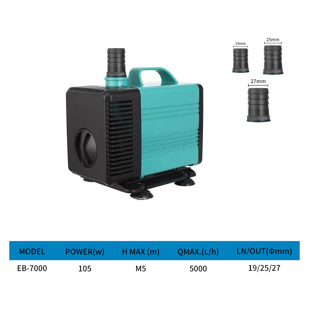 Multifunctional submersible pump for aquarium