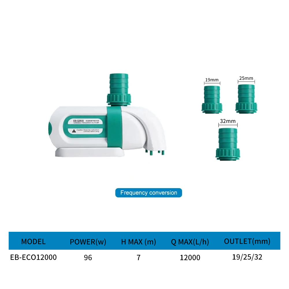 Aquarium side suction variable frequency water pump