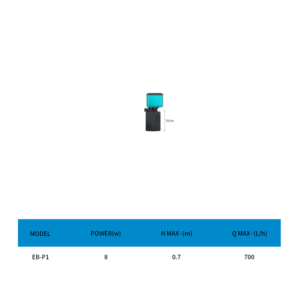 Aquarium Built-in filtered oxygen pump