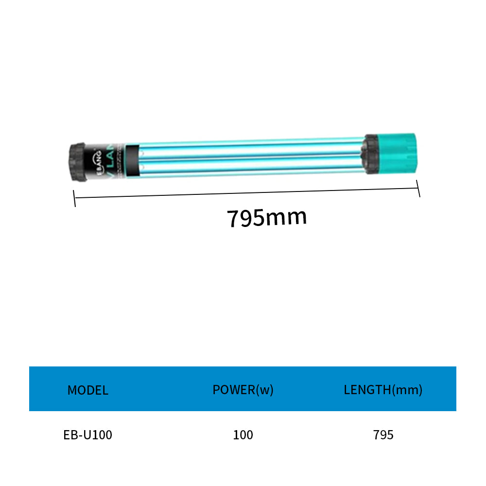 Double Tube Aquarium UV Lamp