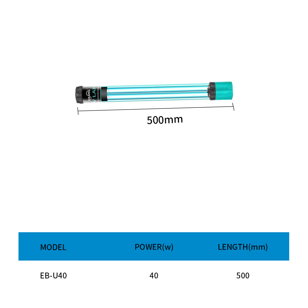 Double Tube Aquarium UV Lamp
