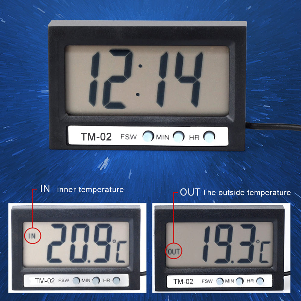 Electronic fish tank thermometer