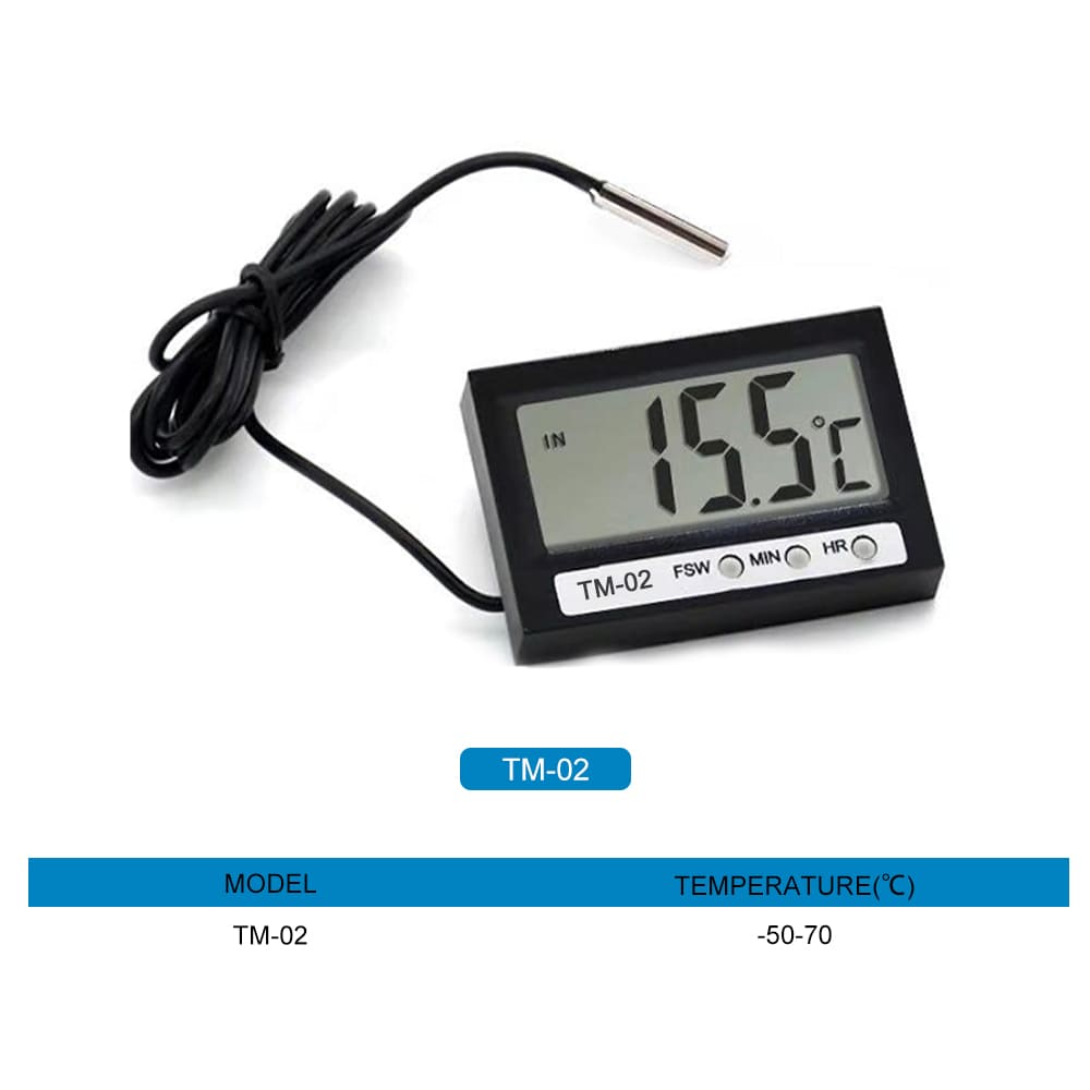 Electronic fish tank thermometer
