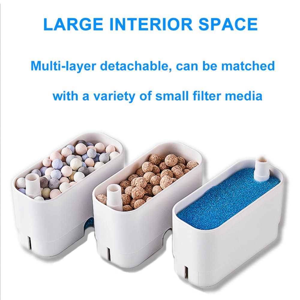 Aquarium low water turtle filter