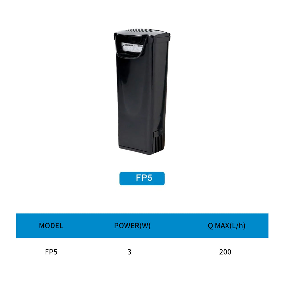 Aquarium low water filter