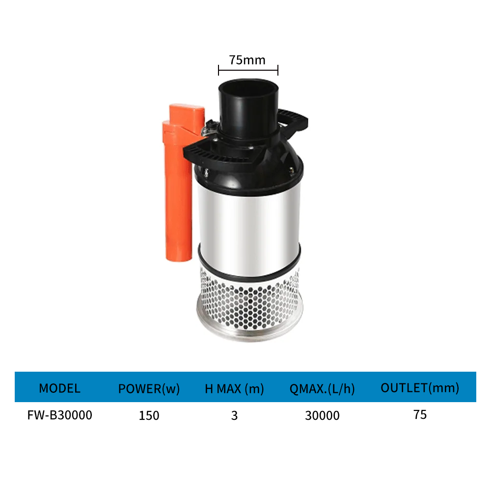 Fish Pond Stainless Steel high volume submersible water pumps