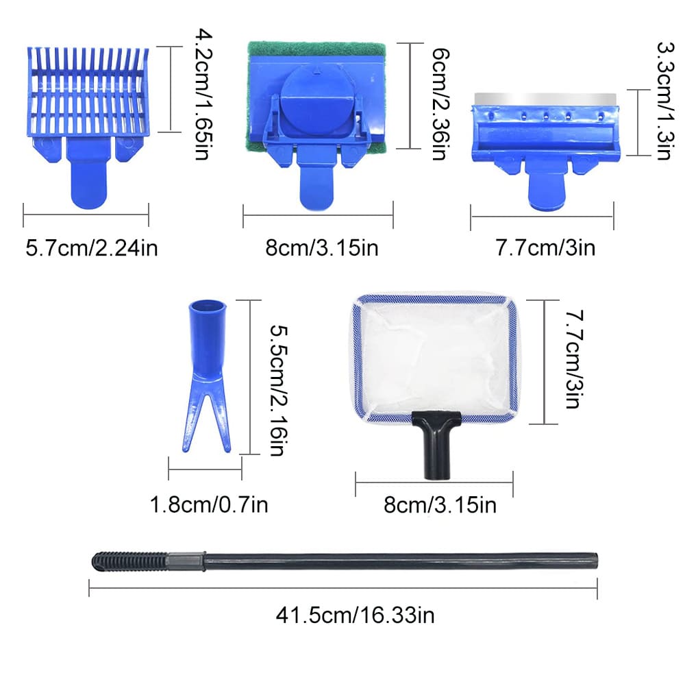 5 in 1 fish tank cleaning kit aquarium cleaning tools starter kit
