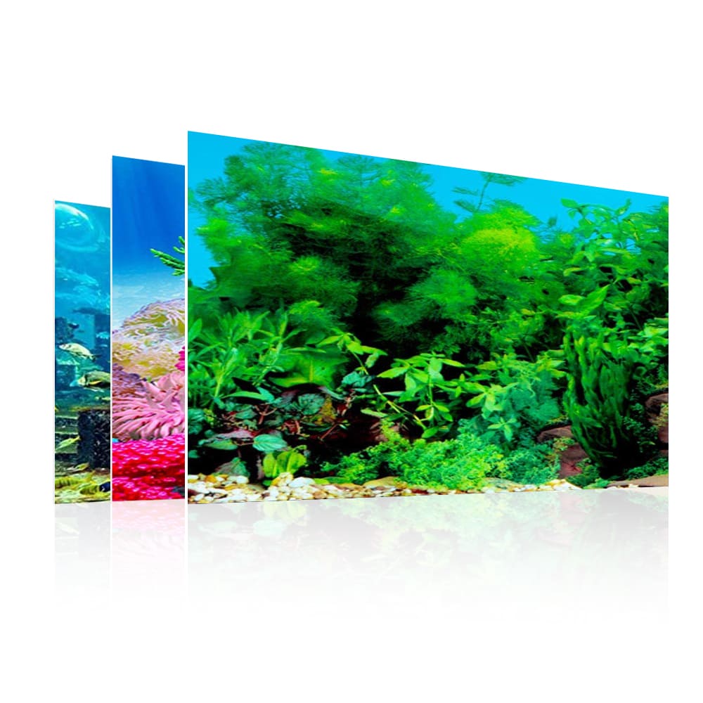 aquarium decorative fish tank background picture double sided