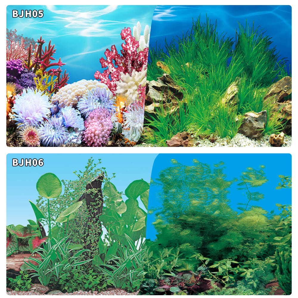 aquarium decorative fish tank background picture double sided