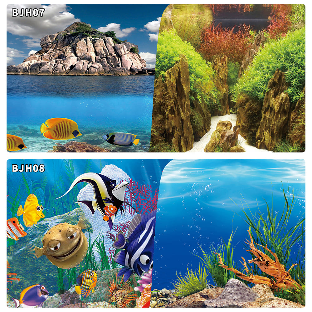 aquarium decorative fish tank background picture double sided