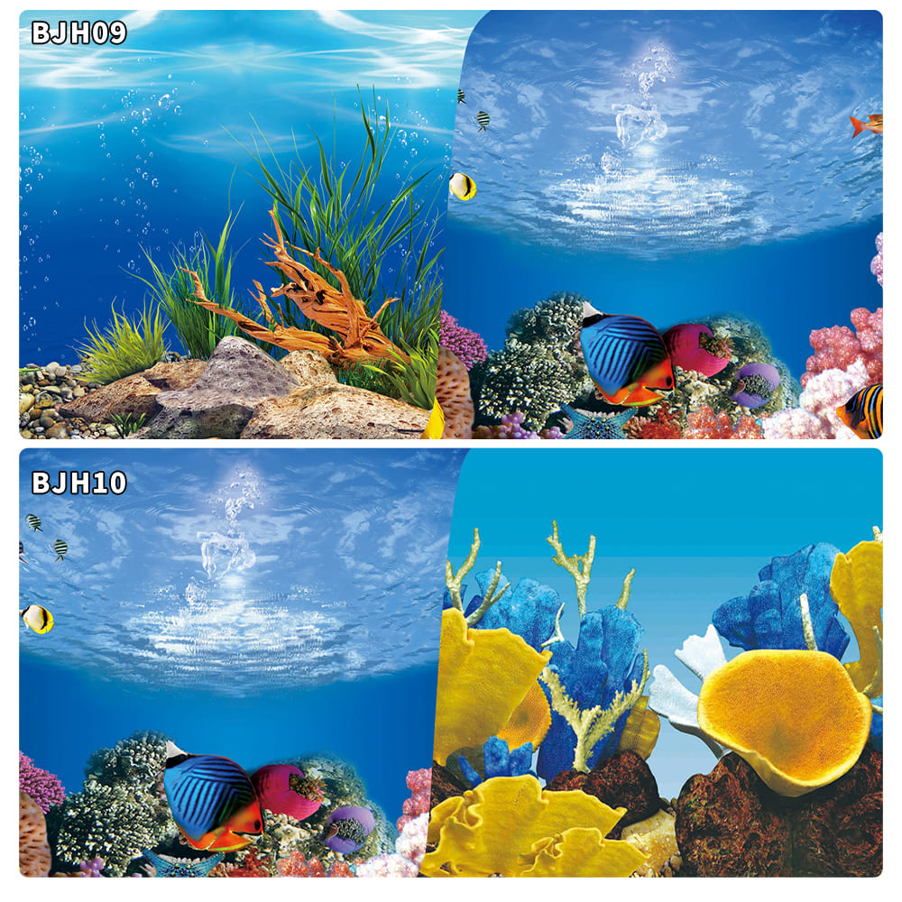aquarium decorative fish tank background picture double sided